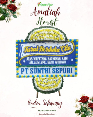 Papan Bunga Duka di Lima Puluh
