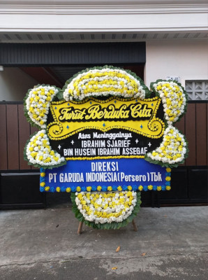 Papan Bunga Duka di Lima Puluh